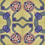 Плитка дизайнерская с узором Дива варинант исполнения - 2 | Loft Concept в Воронеже