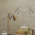 Настольная лампа c двумя поворотными плафонами TwoDirections варинант исполнения - 5 | Loft Concept в Воронеже