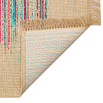 Ковер с геометрическим узором из комбинированного состава Full rhythm варинант исполнения - 4 | Loft Concept в Воронеже