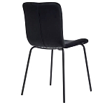 Стул черный с обивкой из велюра Black Archie Chair варинант исполнения - 3 | Loft Concept в Воронеже