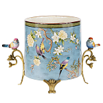 Фарфоровое кашпо с птицами Eden Garden варинант исполнения - 1 | Loft Concept в Воронеже