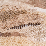 Тканый вручную монументальный настенный гобелен Earth Flow варинант исполнения - 2 | Loft Concept в Воронеже