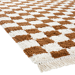 Ковер с шахматным принтом Chess Layout с эффектом шерсти варинант исполнения - 4 | Loft Concept в Воронеже