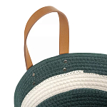 Корзина для хранения с ручками Interlacement Green  варинант исполнения - 2 | Loft Concept в Воронеже