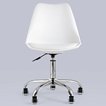 Офисный стул на металлическом основании EGGERY White варинант исполнения - 4 | Loft Concept в Воронеже