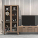 Витрина 2-х дверная с 5-ю полками и 2-мя ящиками Harper Line варинант исполнения - 2 | Loft Concept в Воронеже