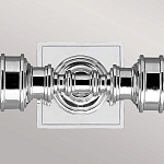 Бра для ванных комнат горизонтальное с двумя матовыми стеклянными цилиндическими плафонами Feiss варинант исполнения - 2 | Loft Concept в Воронеже