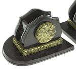 Настольный письменный набор из змеевика из 7-ми элементов Successful Leader варинант исполнения - 5 | Loft Concept в Воронеже