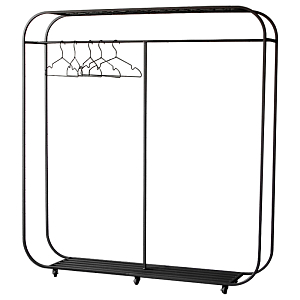 Рейл Hughes Industrial Metal Rust Clothes Rail