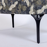 Банкетка с принтом из журавлей Crane варинант исполнения - 4 | Loft Concept в Воронеже