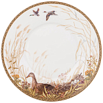 Чайная пара из фарфора с изображением утки и лисы 300 мл Hunting Porcelain Collection варинант исполнения - 2 | Loft Concept в Воронеже
