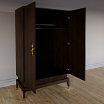 Платяной шкаф Elsa Dreams Walnut с 2-мя фасадами варинант исполнения - 1 | Loft Concept в Воронеже