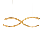 Люстра волнистой формы с фактурным хрустальным плафоном Light Delight варинант исполнения - 7 | Loft Concept в Воронеже