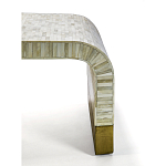 Стол журнальный Белый  BONE INLAY SIDE TABLE-Cream варинант исполнения - 3 | Loft Concept в Воронеже