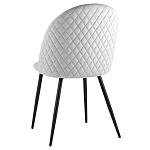 Мягкий стул в сером велюре Miruna Chair варинант исполнения - 4 | Loft Concept в Воронеже