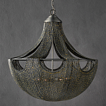 Люстра в форме колокола с декором из тонких железных нитей Jagged Pattern варинант исполнения - 5 | Loft Concept в Воронеже