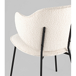 Стул Bellamy букле молочный варинант исполнения - 3 | Loft Concept в Воронеже