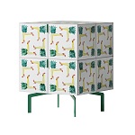 Тумба  с рисунком ShortT Pina Colada Green варинант исполнения - 2 | Loft Concept в Воронеже