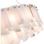 Люстра круглая декорированная натуральным камнем Stone Interior Accent варинант исполнения - 5 | Loft Concept в Воронеже