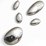 Абстрактная скульптура на стену в виде капли воды Water Outline варинант исполнения - 8 | Loft Concept в Воронеже