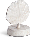 Статуэтка белая Metal Flowers Аntique Рlating варинант исполнения - 1 | Loft Concept в Воронеже