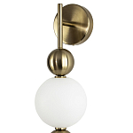 Бра с плафонами шарами из акрила и металла Crystal Globule Spheres Wall Lamp варинант исполнения - 2 | Loft Concept в Воронеже