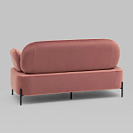 Диван в велюровой обивке цвета пыльная роза COLOR BLOCK варинант исполнения - 4 | Loft Concept в Воронеже