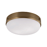 Потолочный светильник круглой формы с белым выпуклым матовым плафоном Feiss варинант исполнения - 1 | Loft Concept в Воронеже