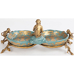 Блюдо двойное из фарфора Crogy варинант исполнения - 4 | Loft Concept в Воронеже