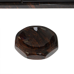 Настольный письменный набор с часами из природного камня обсидиана  Gift for Manager варинант исполнения - 6 | Loft Concept в Воронеже