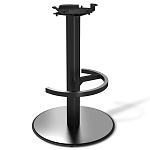 Барный стул вращающийся со спинкой и подлокотниками Douglas Rhombus Черный Велюр варинант исполнения - 4 | Loft Concept в Воронеже