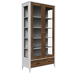 Витрина из массива бука двухдверная Tasteful Furniture варинант исполнения - 1 | Loft Concept в Воронеже