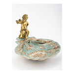 Блюдо с бронзовым ангелом Porcelain Angels of Paradise варинант исполнения - 2 | Loft Concept в Воронеже