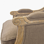 Кресло William Classical Armchair brown flax варинант исполнения - 4 | Loft Concept в Воронеже