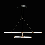 Люстра с геометрической конструкцией из вытянутых цилиндрических плафонов Hex Scaffold  варинант исполнения - 4 | Loft Concept в Воронеже