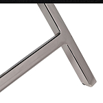 Стол сервировочный кожаный с декором в виде золотистой фигуркой лося Embodiment of Style варинант исполнения - 4 | Loft Concept в Воронеже