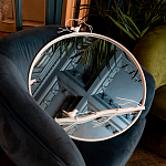 Зеркало настенное в раме белого цвета с декором птица на ветке Mirror Portal варинант исполнения - 3 | Loft Concept в Воронеже