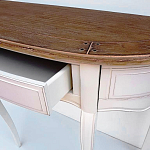 Деревянная консоль с ящиком в стиле прованс Montmartre Provence Connsole Table варинант исполнения - 3 | Loft Concept в Воронеже
