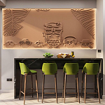 Барельеф OWLS варинант исполнения - 1 | Loft Concept в Воронеже