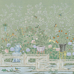 Обои ручная роспись Temple Newsam Mercury Grey варинант исполнения - 1 | Loft Concept в Воронеже