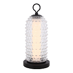 Настольная лампа с прозрачным факутрным стеклянным плафоном Sonora варинант исполнения - 1 | Loft Concept в Воронеже