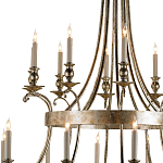 Люстра большая двухъярусная на 30 ламп Grand Chandelier варинант исполнения - 1 | Loft Concept в Воронеже