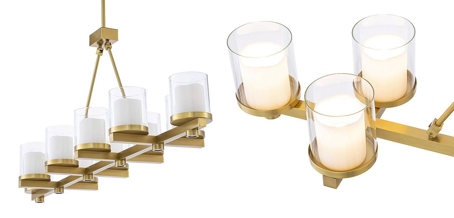 Люстра Eichholtz Chandelier Donovan Brass Люстра Eichholtz Chandelier Donovan Brass - Loft-Concept в Воронеже