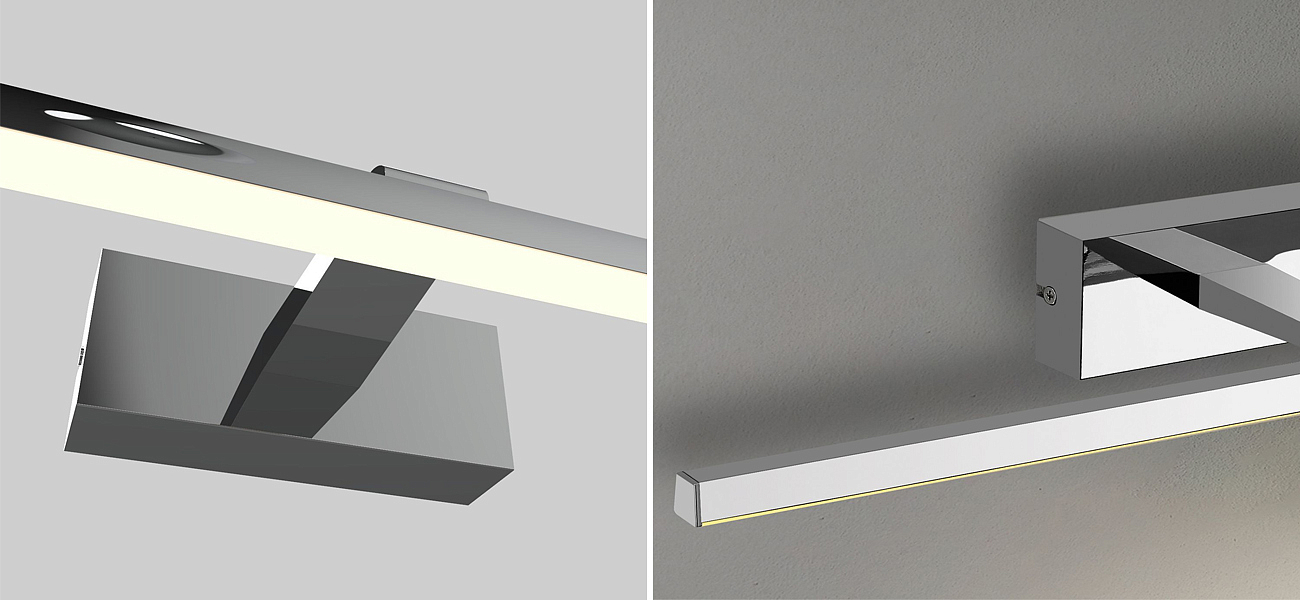 Настенная подсветка цвета хром BACKLIGHT Настенная подсветка цвета хром BACKLIGHT - Loft-Concept в Воронеже