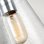 Бра с плафоном в форме колокола из прозрачного стекла с пузырьками Feiss варинант исполнения - 5 | Loft Concept в Воронеже