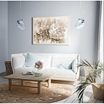 Подвесной светильник со стеклянном плафоном в форме бокала Kaleido варинант исполнения - 22 | Loft Concept в Воронеже