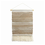 Панно из шерсти и хлопка с узором Beige Calista Cascade варинант исполнения - 2 | Loft Concept в Воронеже