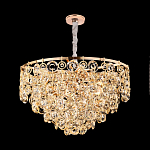 Люстра каскадная с подвесками в форме колец Galaxy of Light варинант исполнения - 6 | Loft Concept в Воронеже