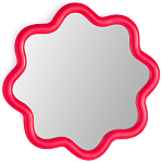 Настенное зеркало с волнистой рамой Mune Mirror Red варинант исполнения - 1 | Loft Concept в Воронеже