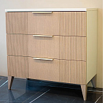 Комод коричневый с 3-мя ящиками на 4-х ножках Harper Line варинант исполнения - 3 | Loft Concept в Воронеже